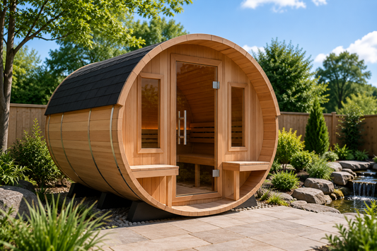 Summit Ridge Panorama Barrel Sauna