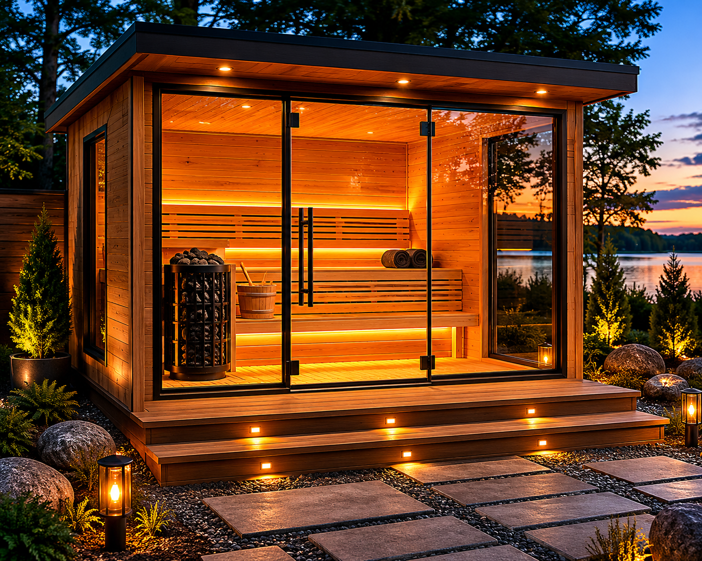 Fjord Haven Apex Panorama Outdoor Sauna