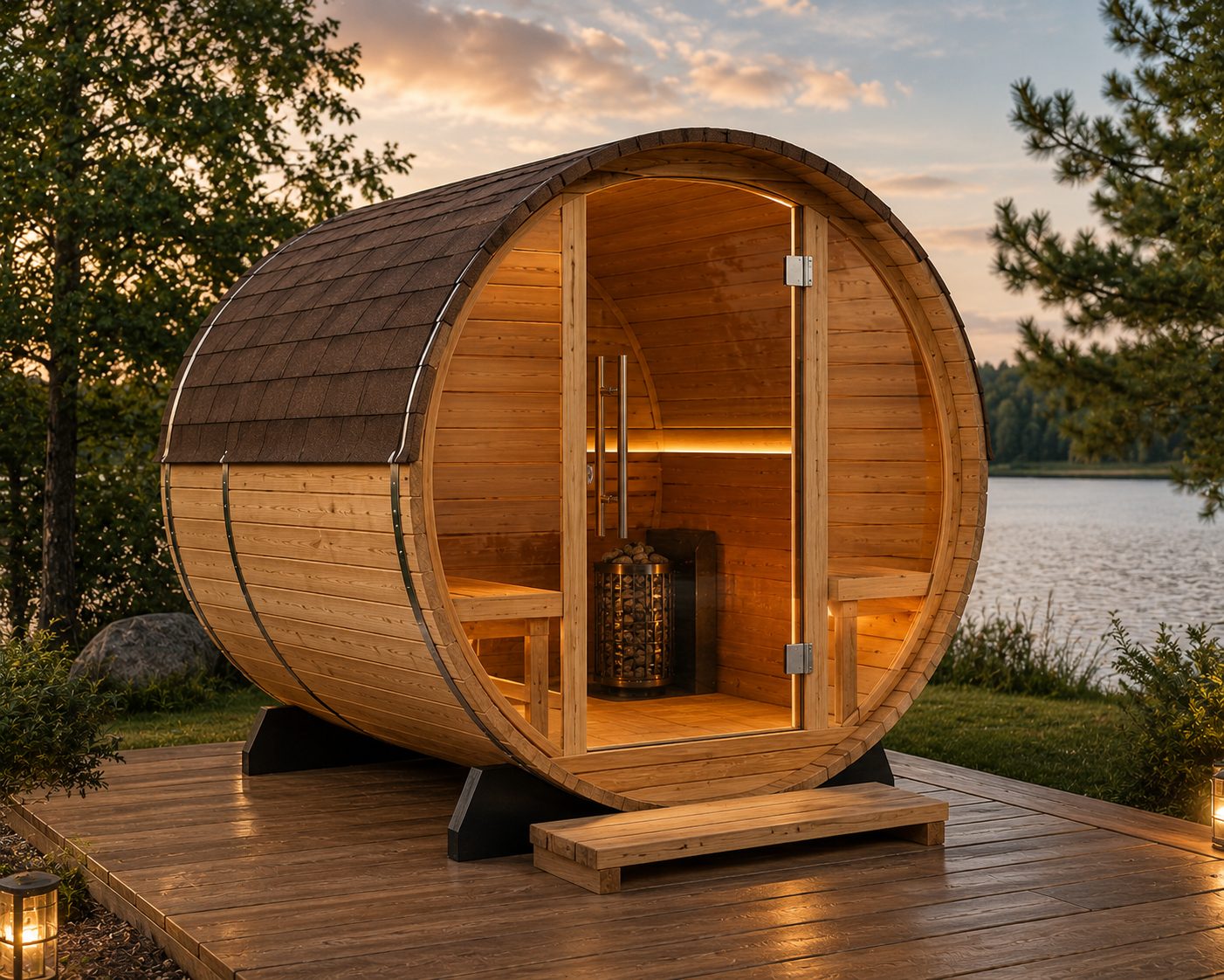 Timber Ridge Solstice Barrel Sauna